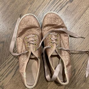 Kate spade x keds size 3 rose gold